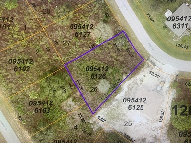 Northport Waterway Lakes and Canals Lot For Sale in North Port Florida