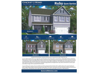 Ruby A Elevation offered by Gemcraft Homes. Two -Story - photo 29
