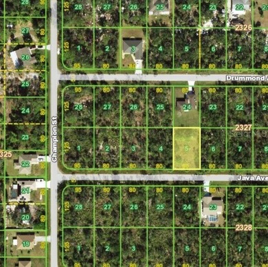Port Charlotte Waterway Area Lot For Sale in Port Charlotte Florida