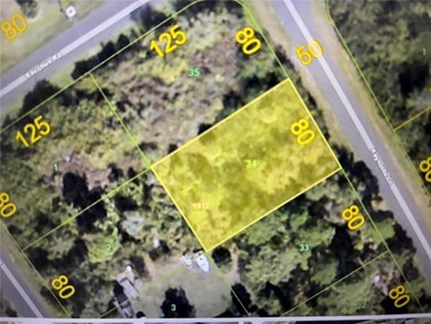 Port Charlotte Waterway Lakes Area Lot For Sale in Port Charlotte Florida