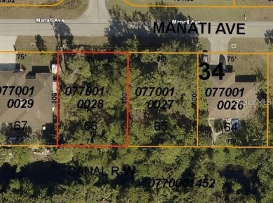 Northport Waterway Lakes and Canals Lot For Sale in North Port Florida