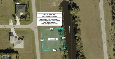 Cape Coral Lakes Area Lot For Sale in Cape Coral Florida
