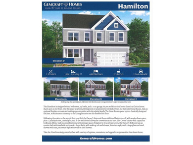 The Hamilton offered by Gemcraft Homes at Captains Cove. As you - photo 23