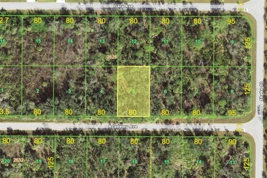 Port Charlotte Waterway Lakes Area Lot For Sale in Port Charlotte Florida