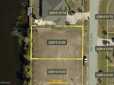 Cape Coral Lakes Area Lot For Sale in Cape Coral Florida