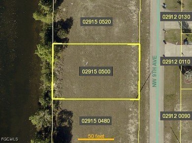 Cape Coral Lakes Area Lot For Sale in Cape Coral Florida