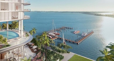 This brand-new 5-bedroom, 6.5-bath bayfront residence at UNA