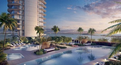 This brand-new 5-bedroom, 6.5-bath bayfront residence at UNA