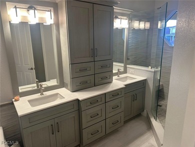 This premier fountain view, private elevator, spacious two-car