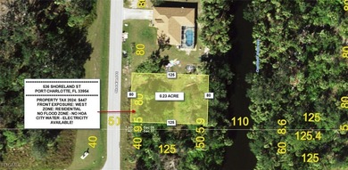 Port Charlotte Waterway Lakes Area Lot For Sale in Port Charlotte Florida