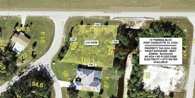 Port Charlotte Waterway Lakes Area Lot For Sale in Port Charlotte Florida