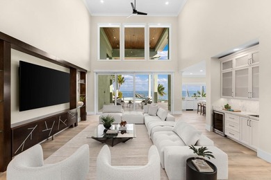 Newly completed in 2025, this exceptional oceanfront estate is