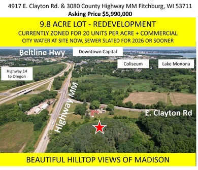 (private lake, pond, creek) Acreage For Sale in Fitchburg Wisconsin