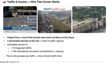 Prime I-10 / I-110 Corridor | Lamey Bridge Rd at Popps Ferry - photo 17