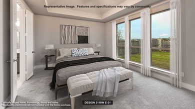 Home office with French doors frames the entry. Guest suite with - photo 6