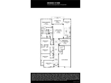 Home office with French doors frames the entry. Guest suite with - photo 7