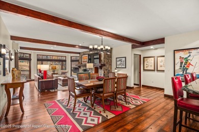 Ski directly onto Snowmass Mountain from this elegant residence