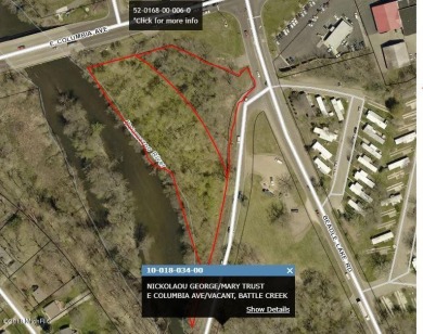 Kalamazoo River - Calhoun County Acreage For Sale in Battle Creek Michigan