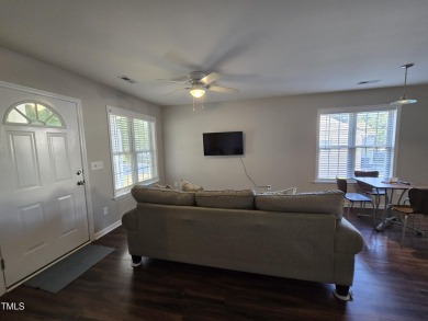 Great one level, end unit townhome in the heart of Wake Forest