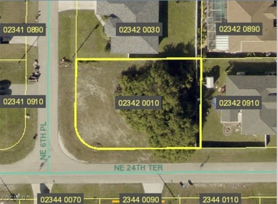 Cape Coral Area Lot For Sale in Cape Coral Florida