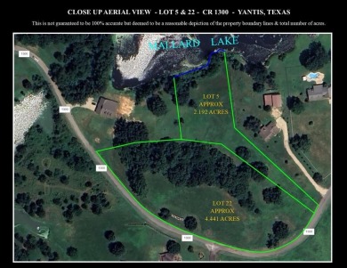 Lake Acreage Sale Pending in Yantis, Texas