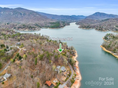 Stunning 180 degree views of mountains and lake can be had with - Lake Lot For Sale in Lake Lure, North Carolina
