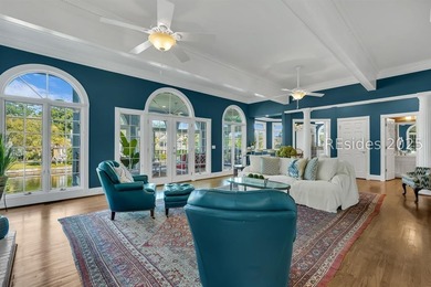 This exceptional Lowcountry home in Windmill Harbour offers an