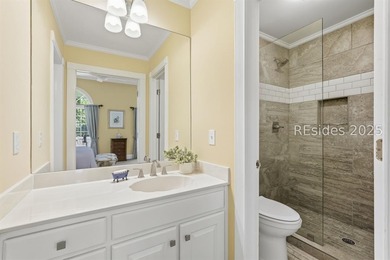 This exceptional Lowcountry home in Windmill Harbour offers an