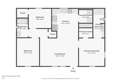 Well-maintained 3-bedroom, 2-bath home offering 1,120 square - photo 2