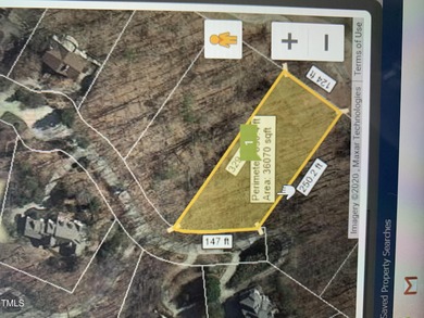 Jordan Lake Lot For Sale in Chapel Hill North Carolina