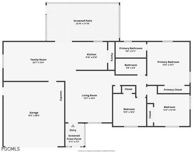 Beautiful 3-bedroom, 2-bath home with a 2-car garage situated on - photo 33