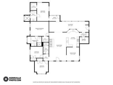 Well maintained 4-bedroom, 3-bath single-level home on 1.85