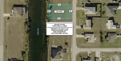 Cape Coral Area Lot For Sale in Cape Coral Florida