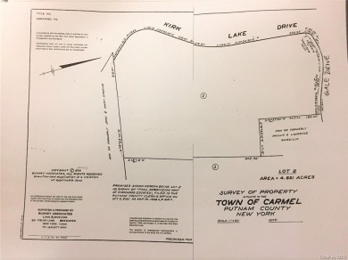 Kirk Lake Acreage Sale Pending in Carmel New York