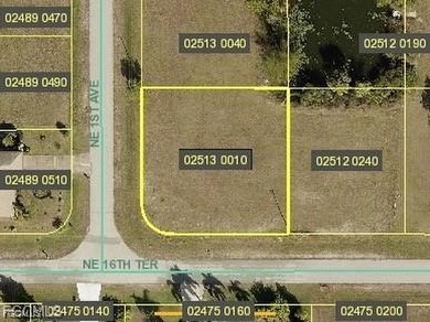 Cape Coral Lakes Area Lot For Sale in Cape Coral Florida
