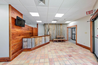 Remodeled office building after Ida: New roof, new ceiling with