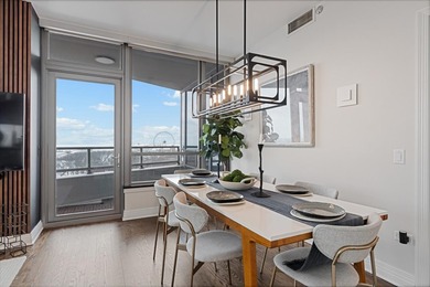 Enjoy east facing all lake, Ohio Street Beach, and Navy Pier