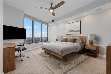 Enjoy east facing all lake, Ohio Street Beach, and Navy Pier