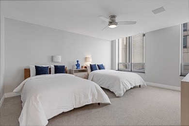 Enjoy east facing all lake, Ohio Street Beach, and Navy Pier