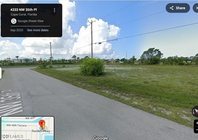 Cape Coral Area Lot For Sale in Cape Coral Florida