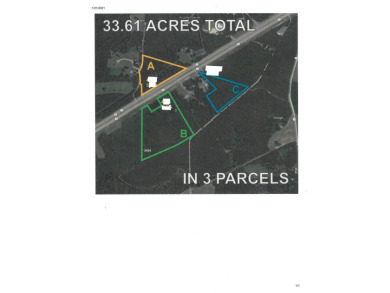Wooded, 7,13 Acres fronting on Highway 58- a divided four lane - Lake Acreage For Sale in Clarksville, Virginia