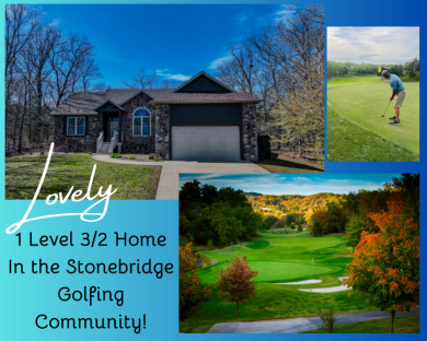 One Level Home in Stonebridge Golf Community - Lake Home For Sale in Branson West, Missouri