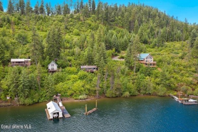 Lake Coeur d'Alene, Wolf Point/Beauty Bay area, two 100' lots - Lake Home For Sale in Harrison, Idaho