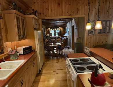 Log Home, picturesque, babbling brook, private community beach - photo 10