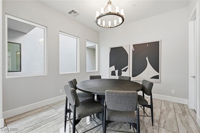 Stunning modern residence set against a mountain backdrop. This