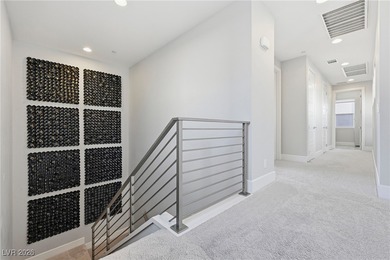 Stunning modern residence set against a mountain backdrop. This