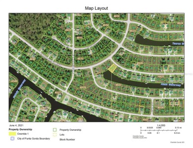 Port Charlotte Waaterway Lakes and Canals  Lot For Sale in Port Charlotte Florida