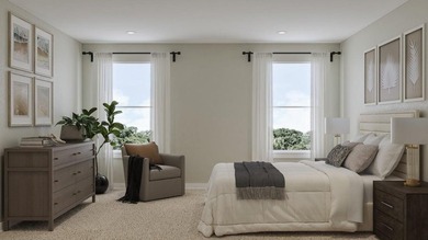 The Addison plan is an interior two-story townhome with the - photo 4
