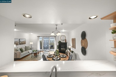 Start your day with a cup of coffee in this light and airy end