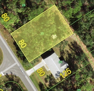 Port Charlotte Waterway Lakes Area Lot Sale Pending in Port Charlotte Florida